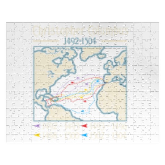 Columbus day america map Christopher Columbus Jigsaw Puzzles