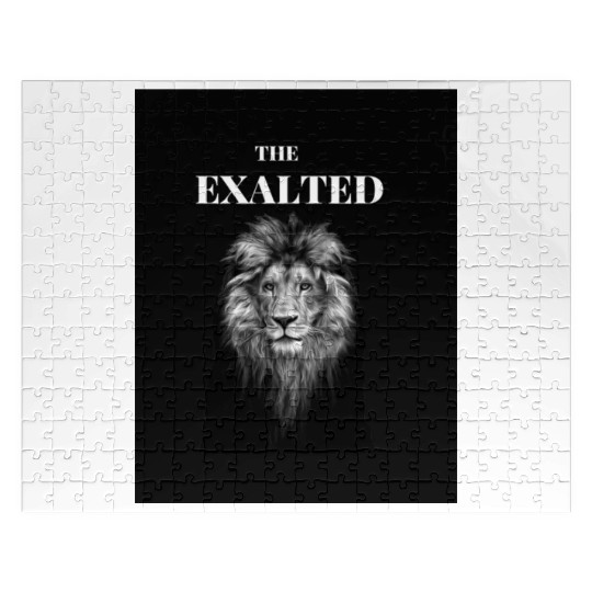 Black White Lion King Jigsaw Puzzles