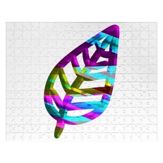leaf icon nature colorful Jigsaw Puzzles