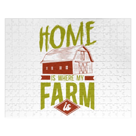 Farming Farmer Vintage Home Is Jigsaw Puzzles