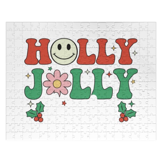 Holly Jolly Babe Jigsaw Puzzles