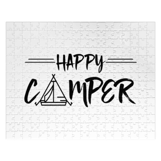 Camping Happy Camper Jigsaw Puzzles
