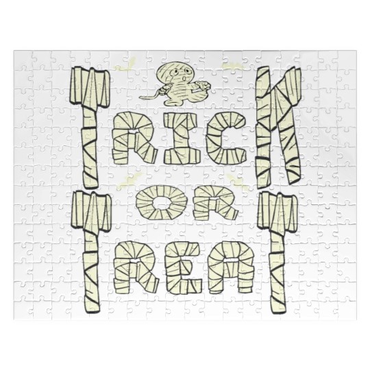 Trick or treat funny mummy Jigsaw Puzzles
