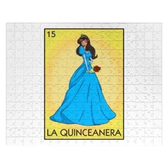 La Quinceanera Card Mexican Lottery Quinceanera Jigsaw Puzzles