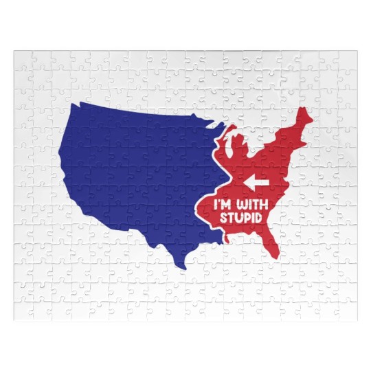 New Jersey US Design for patriotic New Jerseyans Jigsaw Puzzles