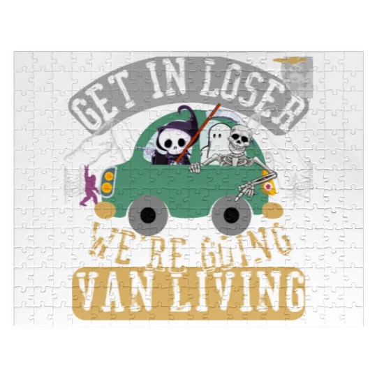 Get in loser we're going van living Jigsaw Puzzles
