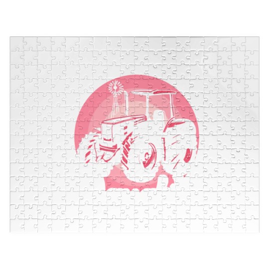 Farming Farmer Daughter Tractor Jigsaw Puzzles