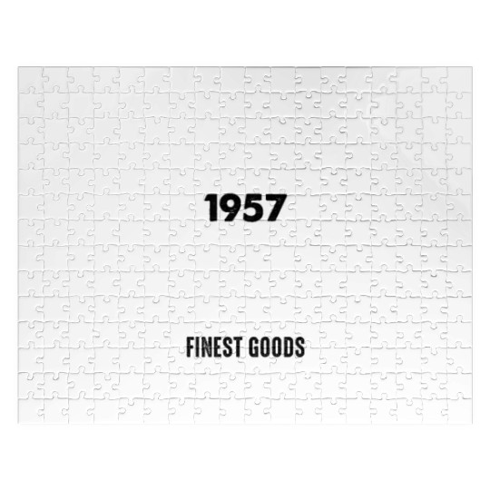 New York City Born In 1957 Vintage Birthday Jigsaw Puzzles