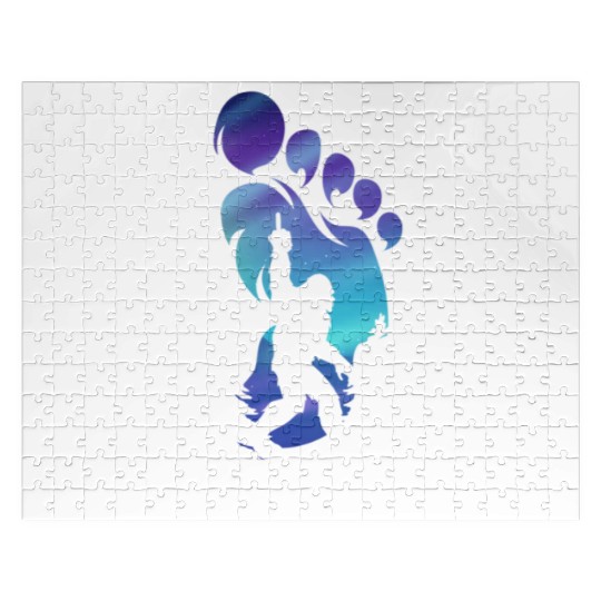 Bigfoot I Hate People Funny Big Foot Sasquatch Jigsaw Puzzles