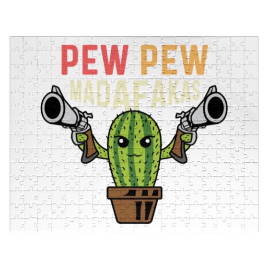 Pew Pew Madafakas Gardener Gift Jigsaw Puzzles