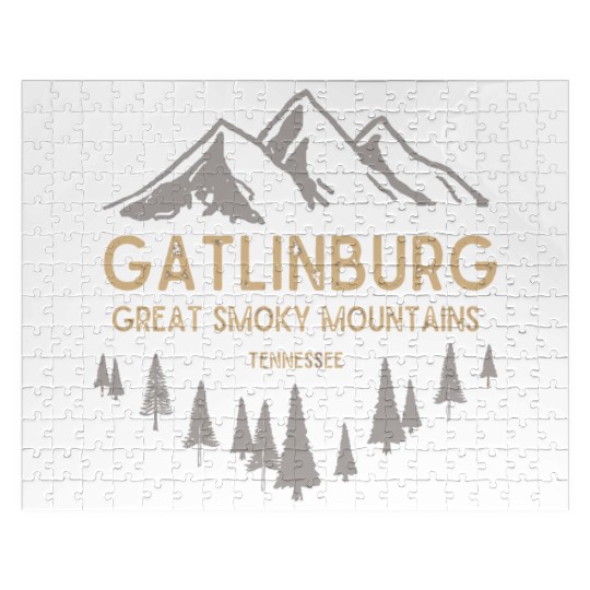 Gatlinburg Tennessee Great Smoky Mountains Vintage Jigsaw Puzzles