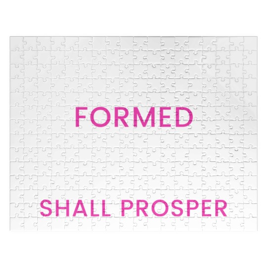 No Weapon Formed Against Me Shall Prosper Jigsaw Puzzles