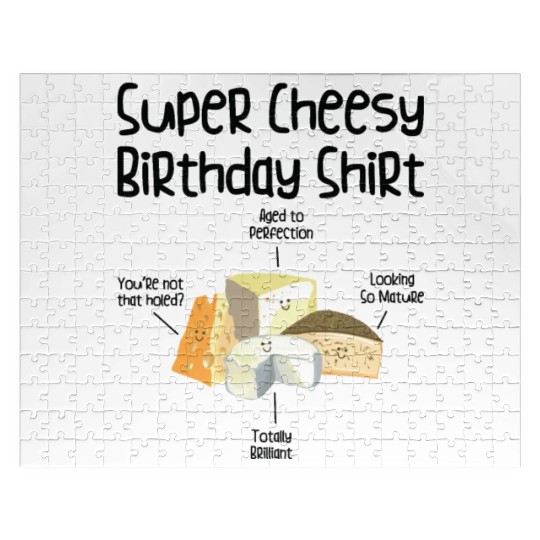 Super Cheesy Birthday Party Natal Day Cheese Jigsaw Puzzles