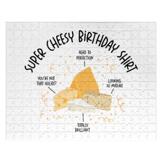 Super Cheesy Birthday Party Natal Day Cheese Jigsaw Puzzles