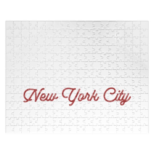 New York City Born In 1964 Vintage Birthday Jigsaw Puzzles