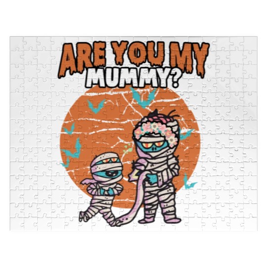 Are You My Mummy Spooky Halloween Pun For Momster Jigsaw Puzzles
