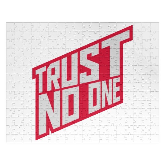 trust no one quote Jigsaw Puzzles