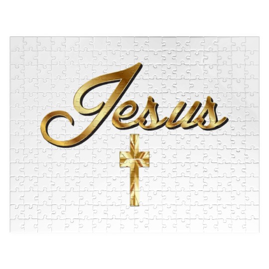 Jesus and Cross Christian faith Jigsaw Puzzles