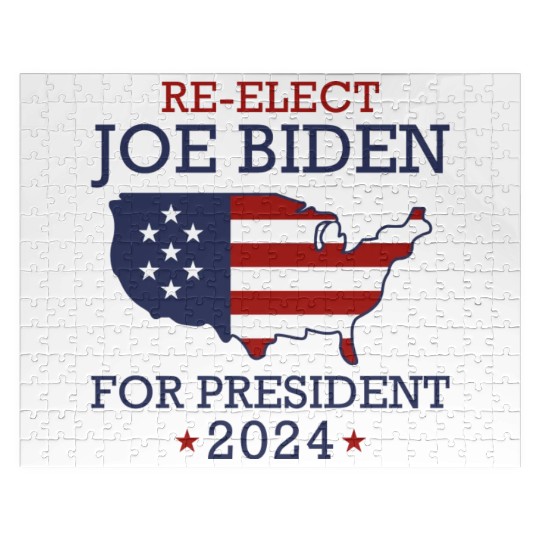 Re-Elect Joe Biden For President 2024 Jigsaw Puzzles