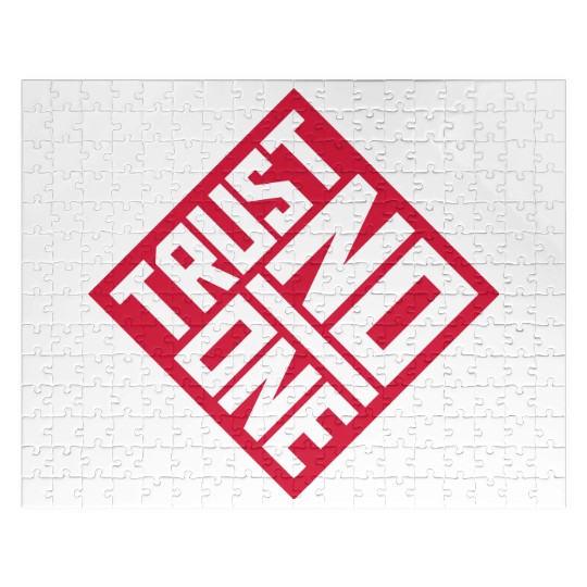 trust no one quote Jigsaw Puzzles