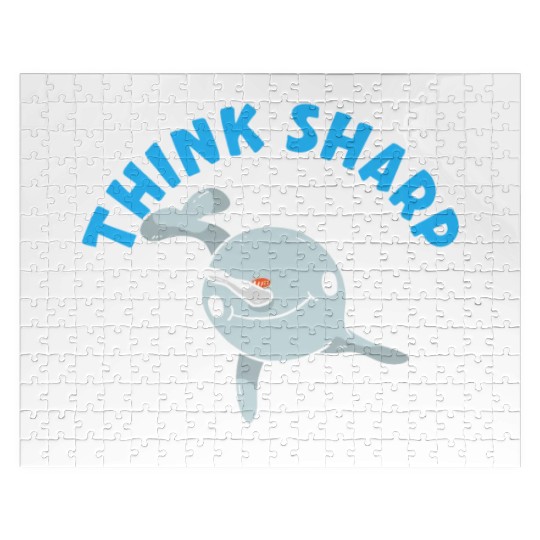 Think Sharp Narwhal Unicorn Of The Sea Animal Jigsaw Puzzles