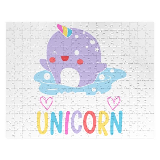Not A Unicorn Of The Sea Animal Narwhale Narwhal Jigsaw Puzzles