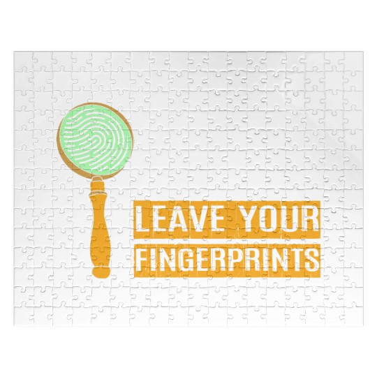 Funny Forensic Science Humor Crime Detective Jigsaw Puzzles