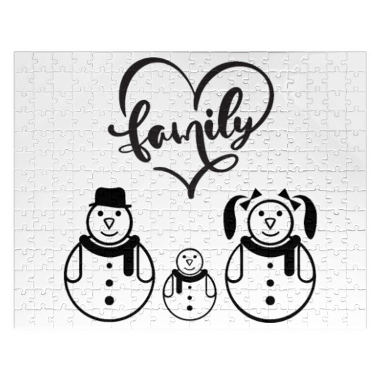 Love family heart Jigsaw Puzzles