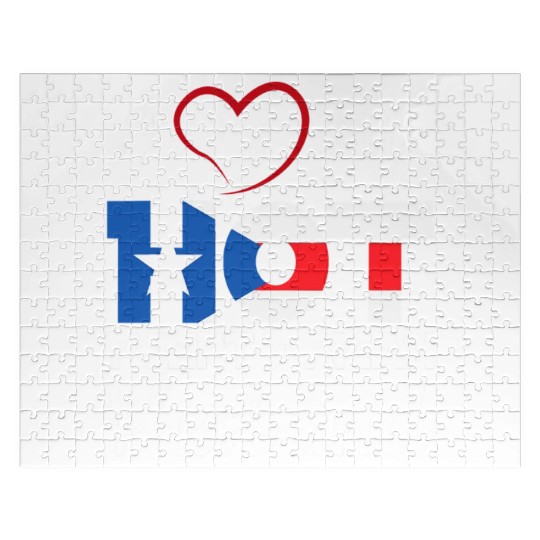 I Love My Hot Puerto Rican Husband Puerto Rico T S Jigsaw Puzzles