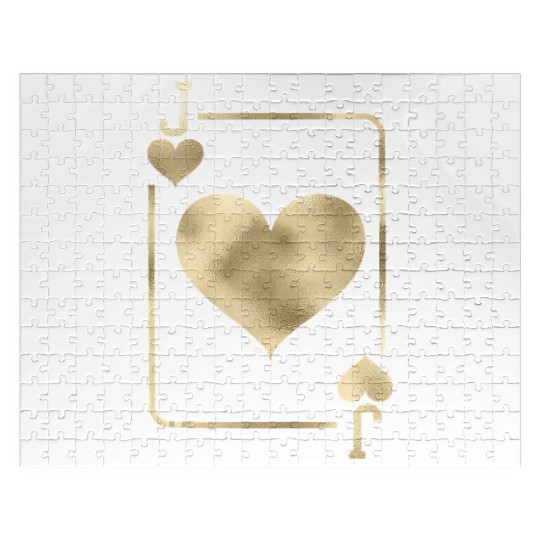 Jack of Hearts Playing Card Halloween Costume Tank Jigsaw Puzzles