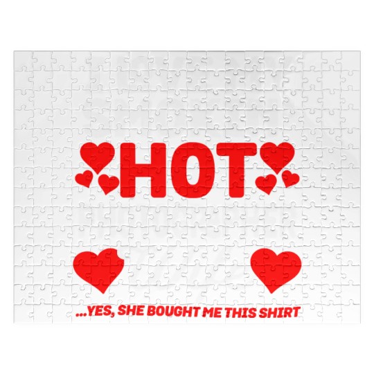 I Love My Hot Photographer Wife Funny Anniversary Jigsaw Puzzles