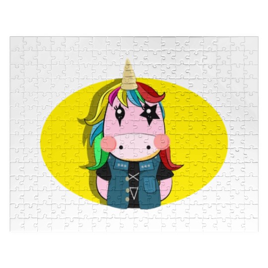 Unicorn Death Metal Jigsaw Puzzles