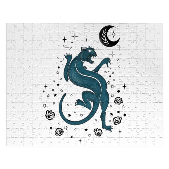 Black panther, Between the Star Jigsaw Puzzles