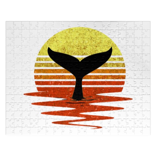 Save The Whales Nautical Ocean Killer Whale Sea Co Jigsaw Puzzles
