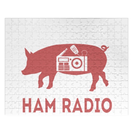 Ham Radio Pig Ham Radio Operator Amateur Radio Jigsaw Puzzles
