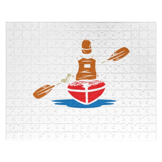 Do Not Follow Me I Do Stupid Things Kayak Canoe Jigsaw Puzzles