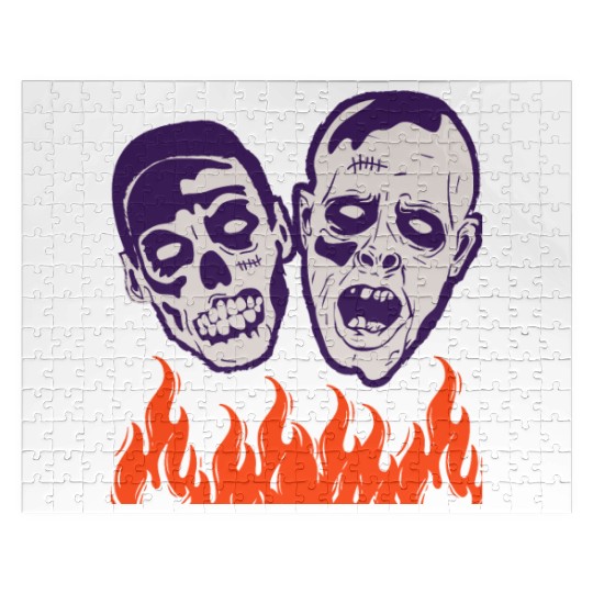 Fine Graphic Halloween Zombie Funny Jigsaw Puzzles