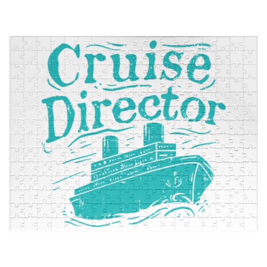 Cruise Director Cruising Ship Holidays vacation Jigsaw Puzzles