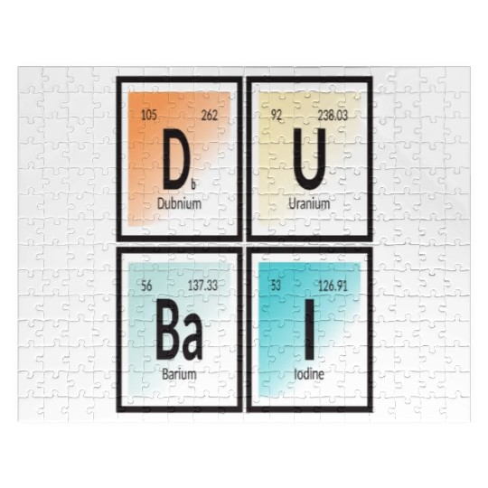 Elements of Dubai Jigsaw Puzzles