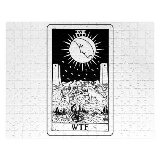 WTF - The Moon Tarot Card Jigsaw Puzzles