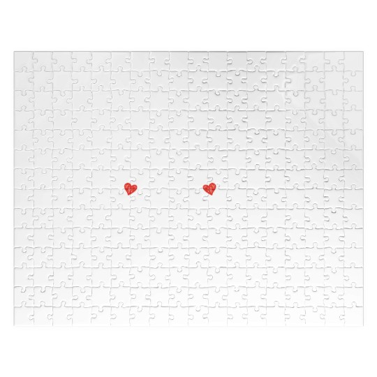 Peace love cornhole heart Jigsaw Puzzles