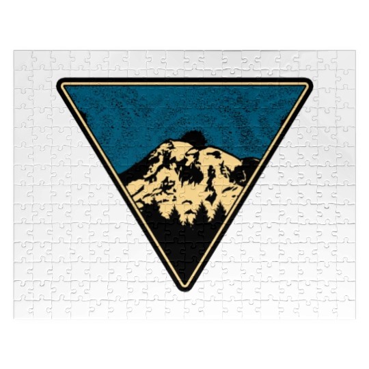 Nature Lover Midnight Sky Hiking Camping Outdoor Jigsaw Puzzles