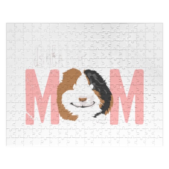 Sweet Guinea Pig Mom For Pet Owner Jigsaw Puzzles