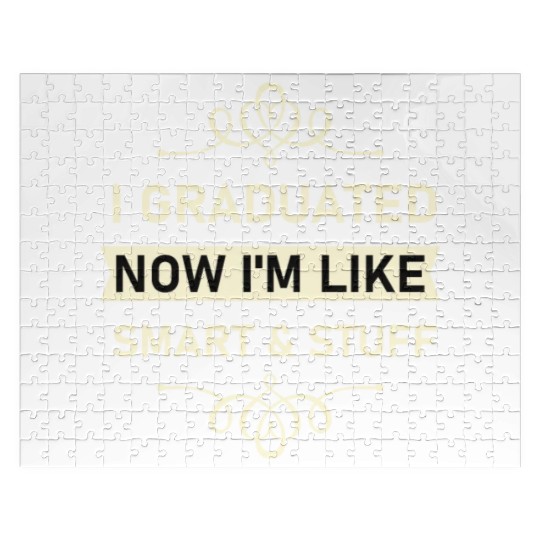 Funny College High School Graduation Gift Senior Jigsaw Puzzles