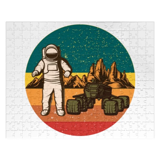 Astronaut on Mars Jigsaw Puzzles