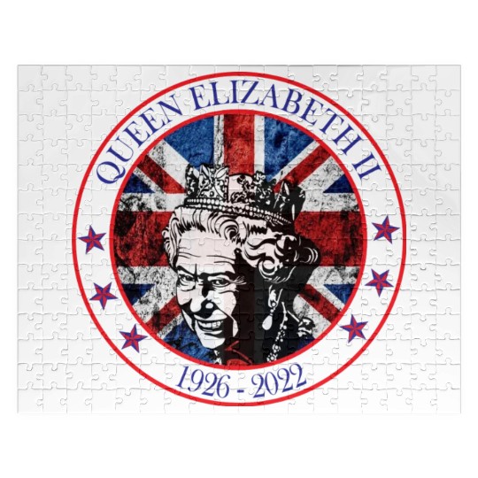 ''queen elizabeth Jigsaw Puzzles rest in peace elizabeth sh