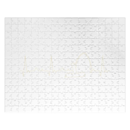 Fisherman Fishing From Boat. Heart. Love. EKG. Jigsaw Puzzles