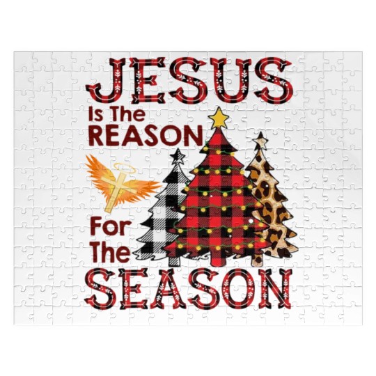 JESUS IS THE REASON FOR THE SEASON Jigsaw Puzzles