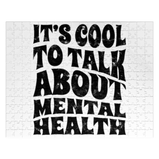 It's cool to talk about mental health - psychology Jigsaw Puzzles