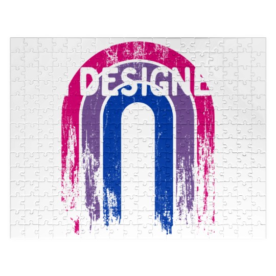 Bi Designed Bisexual Pride Month Bi Pride LGBT Jigsaw Puzzles